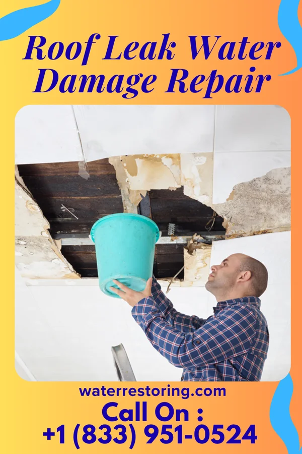 Roof Leak Water Damage Repair in Hudson, KS